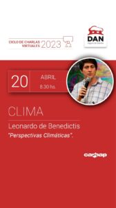 Seggiaro, De Benedectis y Fernández, en las Charlas Virtuales de abril de la DAN