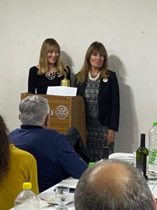 María Elena Bocchio, flamante presidente de la Rueda Interna del Rotary Tres Arroyos