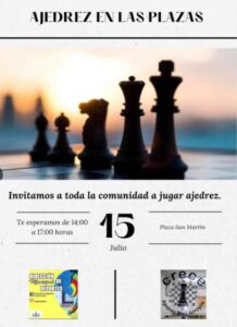 CRECE invita a jugar ajedrez en la plaza San Martín