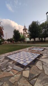 Carlos Beguerie, el pueblo de los mosaicos en Roque Pérez (video)