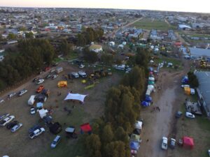 La muestra de la Sociedad Rural desde el drone de LU 24 (videos)