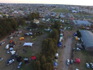 La muestra de la Sociedad Rural desde el drone de LU 24 (videos)