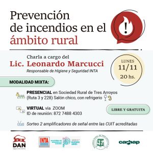 La DAN organiza encuentro sobre prevención de incendios en ámbito rural