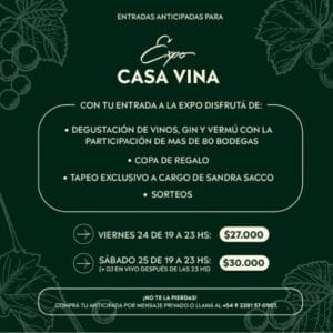 Vuelve la “Expo Vino” a Tres Arroyos