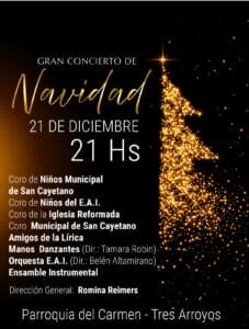 Gran concierto de navidad en la Parroquia del Carmen