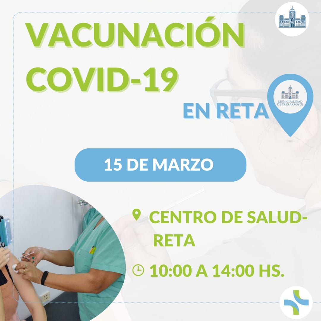 Reta: este viernes habrá vacunación contra COVID-19