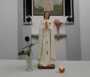Insólito: Robaron la imagen de la virgen María Rosa Mística en nuestra ciudad