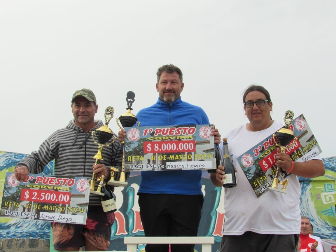 Luciano Hansen ganó las 6 horas de pesca de Huracán