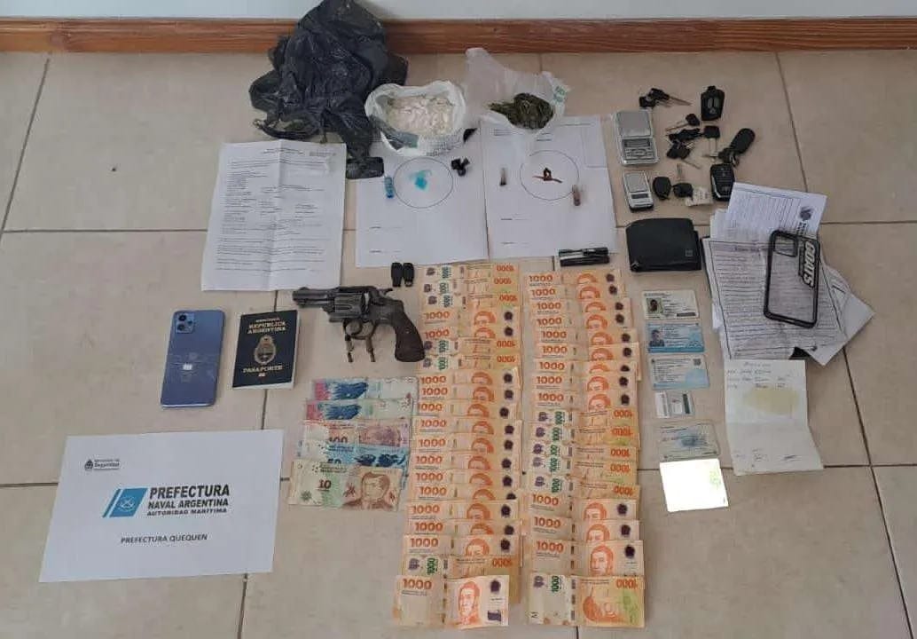 Necochea: Confiscan drogas por más de 7 millones de pesos. Hay dos detenidos