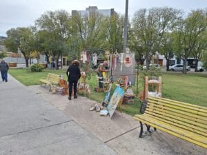 Se vive la Feria de Abril en la Plaza España