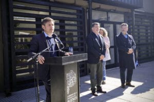 Merlo: Kicillof inauguró el nuevo edificio de la Escuela de Educación Especial N°502