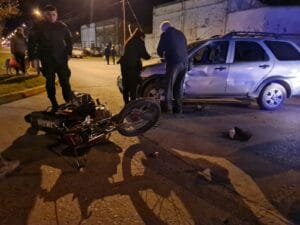 Accidente de tránsito: Motociclista dado de alta luego de pasar por el Hospital (videos)
