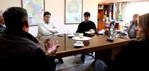 Servicio eléctrico de San Cayetano: Reunión de trabajo con el diputado Civale