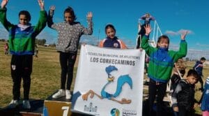 Atletismo: Mía Rodríguez y Valentín Holst ganaron en Laprida