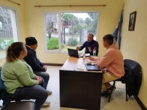 El Director de Turismo mantuvo reuniones en las localidades del distrito