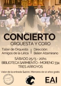 Concierto lirico – orquestal en la Sarmiento