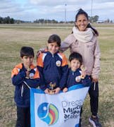 Los chicos de la Mini Escuelita Municipal de Atletismo corrieron en Laprida