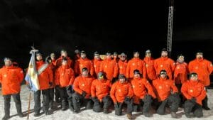 En el Día del Ejército saludamos a integrantes de la Base Belgrano II de la Antártida