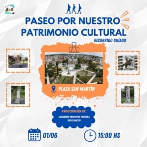 Invitan a un recorrido guiado por la Plaza San Martin