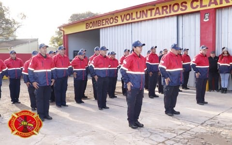 Bomberos Voluntarios en Claromecó celebraron su día
