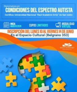 San Cayetano: Abre la inscripción para la segunda cohorte de “Condiciones del Espectro Autista”