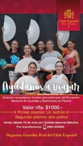 La Guardia Real del Club Español recauda fondos para viajar a Paraná
