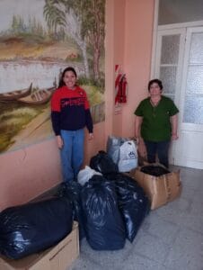 Campaña de Abrigo: Peña Los Gauchos de Boedo entregó donaciones