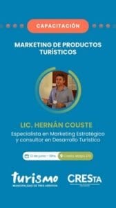 Capacitación en Marketing de Productos Turísticos en Tres Arroyos y Claromecó