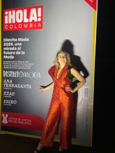 Ana Terrasanta muy feliz tras presentar su colección en Colombia (video)