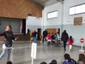 La Escuelita Vial Itinerante llegó por primera vez a Claromecó
