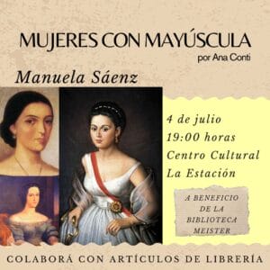 Ana Conti disertará sobre Manuela Sáenz