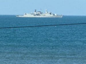 Claromecó recibió la visita de dos destructores de la Flota de mar de la Armada