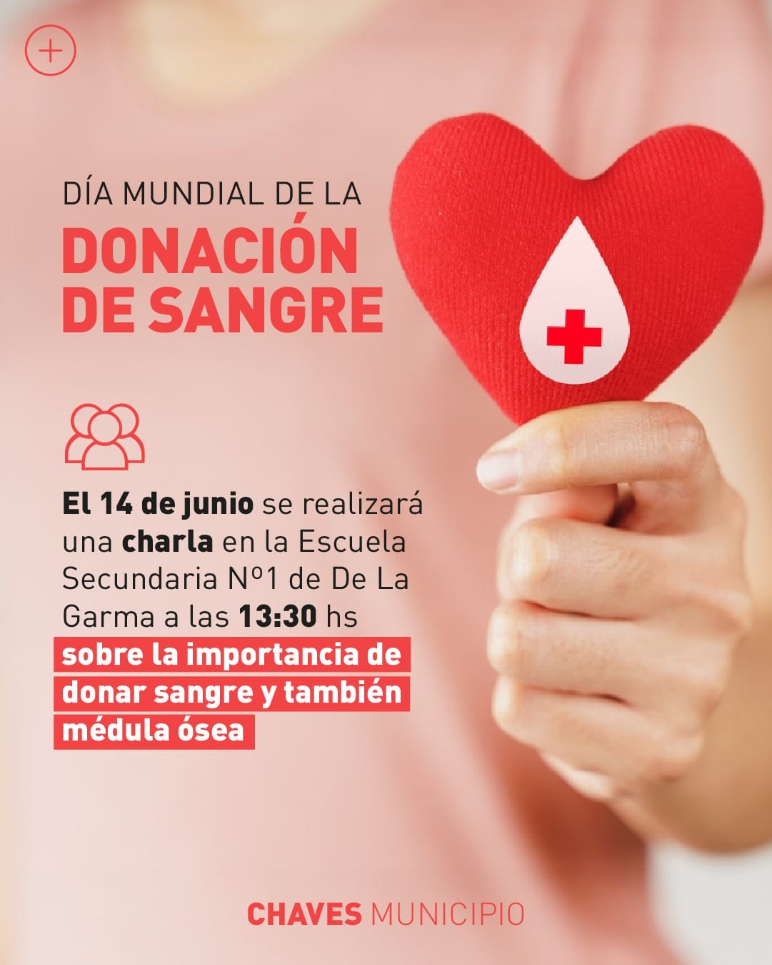 Charla sobre donación de sangre en De la Garma