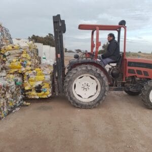 San Cayetano: Venta de materiales recuperados en la Planta de Tratamiento