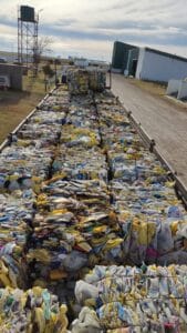 San Cayetano: Venta de materiales recuperados en la Planta de Tratamiento