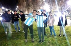 (videos)Los festejos de Argentina Bicampeón en Tres Arroyos
