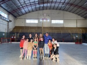 Una clínica de excelencia deportiva en el patinaje artístico de Huracán