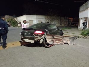 (video)Cuadruple choque en Sáenz Peña y Lamadrid: Dos personas derivadas al Hospital