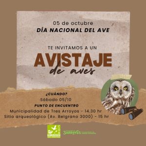 Convocan a un avistaje para celebrar el Día Nacional del Ave