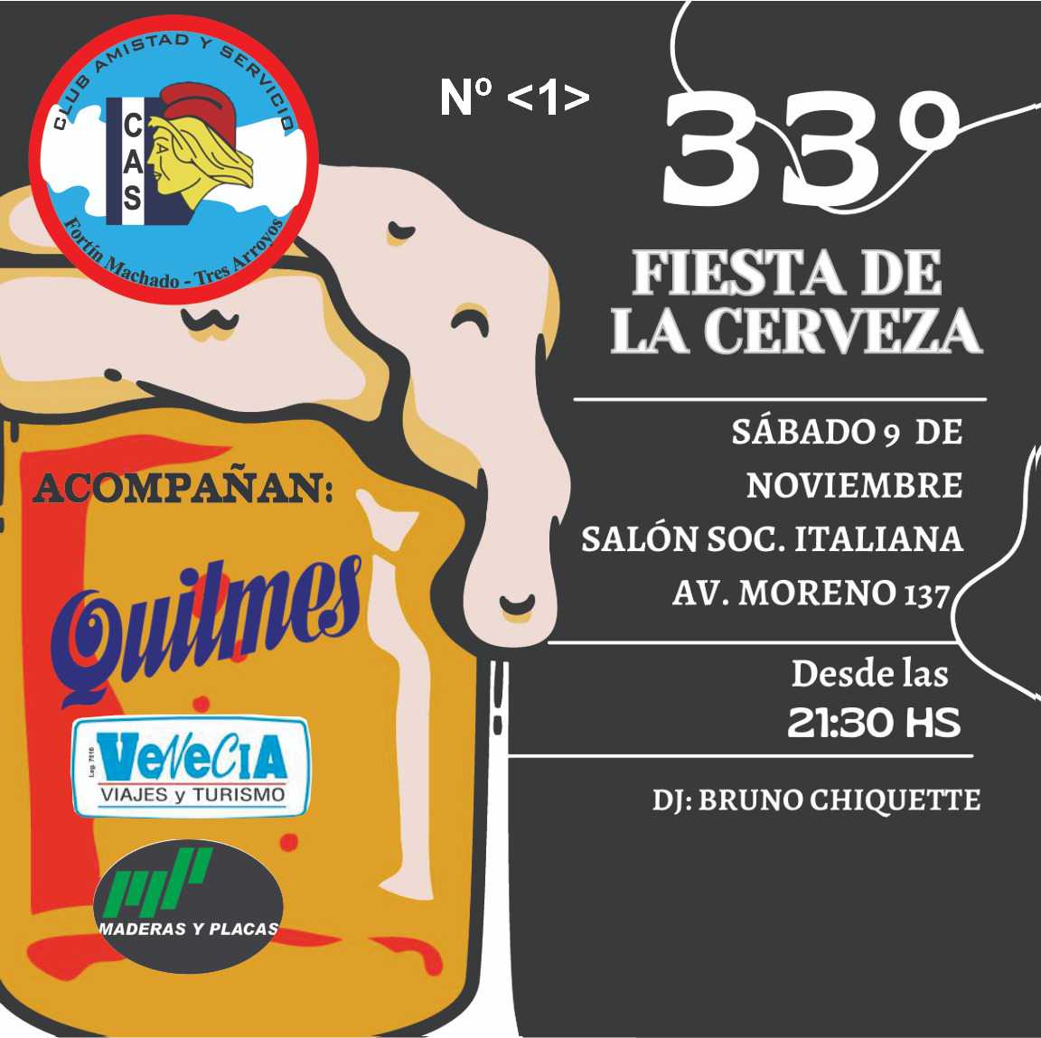 Se realiza la 33º Fiesta de la Cerveza