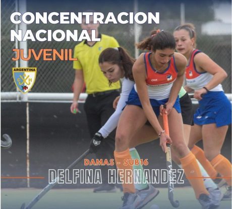 Hockey sobre césped: (video) Delfina Hernández citada a concentración nacional en el CeNARD