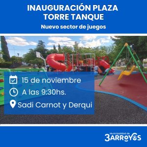 Inauguran las nuevas instalaciones de la Plaza Francia (Torre Tanque)