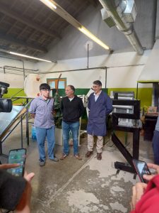 Orgullo en la Escuela Técnica por confección de estufas bajo consumo