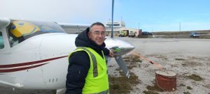 En un Cesna 182, cuatro pilotos de Pringles a las Malvinas