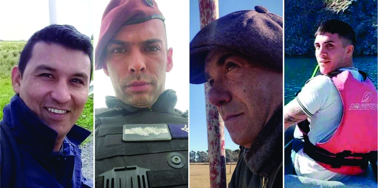 Estos son los 4 policías muertos en la tragedia de Areco