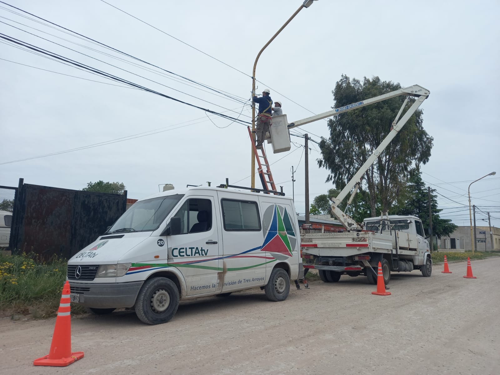 TV e Internet por fibra óptica: CELTA habilitó primera etapa de la obra de 