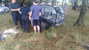 En medio de las intensas precipitaciones: Importante accidente de tránsito en Ruta 73 (videos)