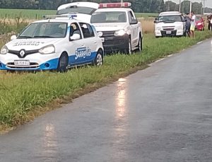 En medio de las intensas precipitaciones: Importante accidente de tránsito en Ruta 73 (videos)