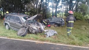 En medio de las intensas precipitaciones: Importante accidente de tránsito en Ruta 73 (videos)