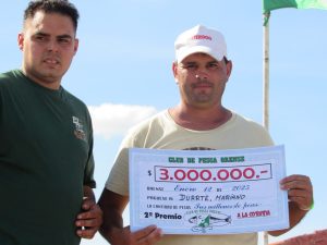 Pesca: Carlos Ginel de Necochea ganó el concurso de Orense